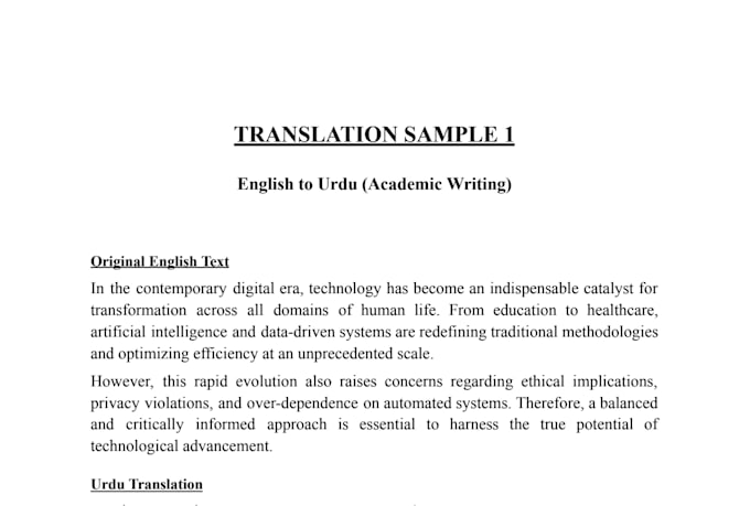 be your certified native urdu translator